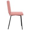 vidaXL Esszimmerst&uuml;hle 2 Stk. Rosa Kunstleder