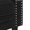 vidaXL Wohnzimmer Couch 2 pcs Schwarz 194 x 74,5 x 70,5 cm Samt