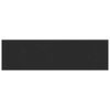 vidaXL Fensterbank Schwarz mit Holzmaserung 140 x 45 x 4,5 cm PVC