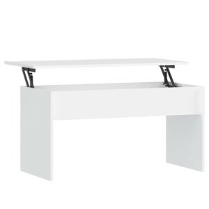 vidaXL Couchtisch Wei&szlig; 102x50,5x52,5 cm Holzwerkstoff