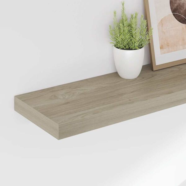 vidaXL Schweberegal Eichen-Optik 90x23,5x3,8 cm MDF