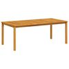 vidaXL Gartentisch 200x100x74 cm Massivholz Akazie