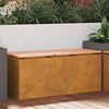 vidaXL Gartenbank Wetterfeststahl 100 x 40 x 43 cm