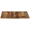 vidaXL Tischplatte Quadratisch 60x60 cm 15-16 mm Altholz Massiv