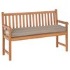 vidaXL Kissen Taupe 150 x 40 x 8 cm Oxford-Stoff
