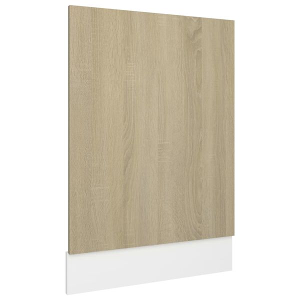 vidaXL Geschirrsp&uuml;lerblende Sonoma-Eiche 45x3x67 cm Holzwerkstoff
