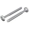vidaXL Holzschrauben 2 pcs Silber M6 x 70 mm Stahl