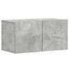 vidaXL 5-tlg. TV-Schrank-Set Betongrau Holzwerkstoff