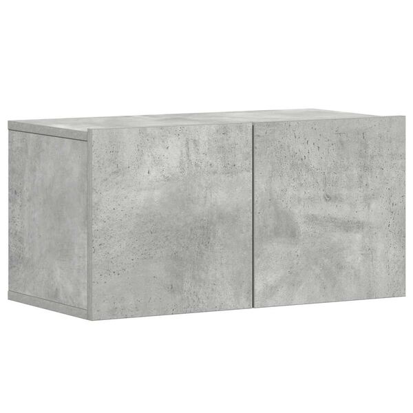 vidaXL 5-tlg. TV-Schrank-Set Betongrau Holzwerkstoff
