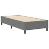 vidaXL Plattformbettgestell Hellgrau 90 x 190 cm Cordstoff