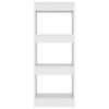 vidaXL B&uuml;cherregal/Raumteiler Wei&szlig; 40x30x103 cm Holzwerkstoff
