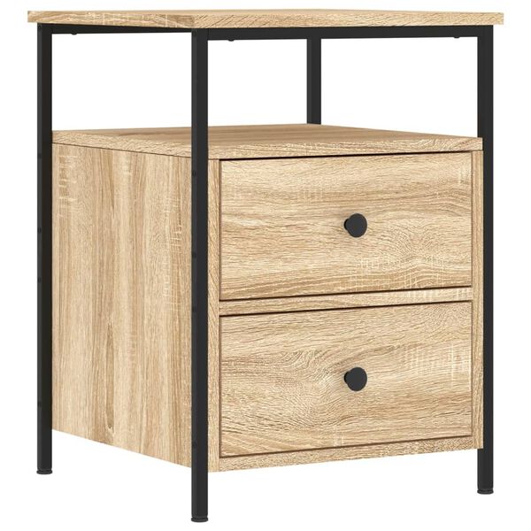 vidaXL Nachttisch Sonoma-Eiche 44x45x60 cm Holzwerkstoff