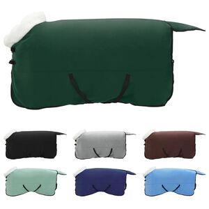 vidaXL Pferdedecke Dunkelgr&uuml;n 145 cm Polarfleece