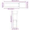 vidaXL Spielturm Massivholz Douglasie