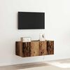 vidaXL TV-Wandschrank Altholz 80 x 35 x 31 cm Holzwerkstoff