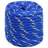 vidaXL Mehrzweck-Allzweckseil 16 mm 25 m Blau PP 1560 kg Max. Traglast