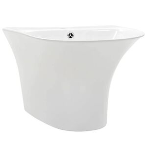 vidaXL Waschbecken Wei&szlig; 47 x 45 x 37 cm Glasierte Keramik