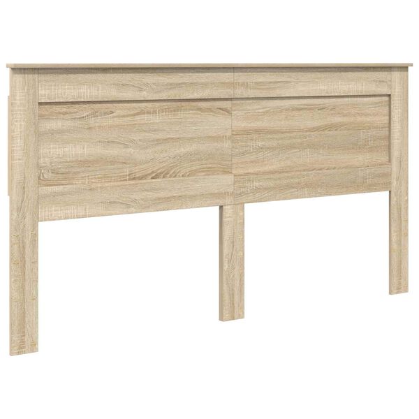 vidaXL Kopfteil mit Kopfteil Sonoma-Eiche 180 cm Holzwerkstoff