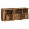 vidaXL LED-Sideboard Altholz 162 x 37 x 67 cm Holzwerkstoff