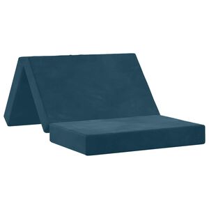 vidaXL Klappsofa Bett 80 x 67 x 45 cm Blau