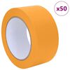 vidaXL Malerklebeb&auml;nder 50 pcs Gelb 50mm x 50m Papier