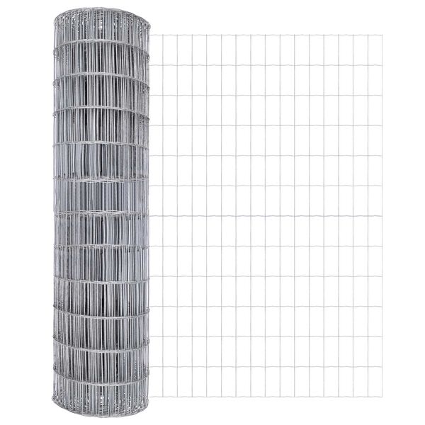 vidaXL Eurozaun 1,2 x 10 m PVC-beschichtetes Eisen
