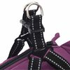 vidaXL Hundemantel mit Geschirr Wasserdicht Reflektierend Lila L36
