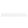 vidaXL Wandregale 2 Stk. Hochglanz-Wei&szlig; 40x9x3 cm