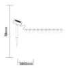 Luxform Solarbetriebene Partylichter Menorca 10 LEDs Transparent