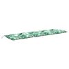 vidaXL Gartenbank-Auflage Blattmuster 200x50x7 cm Oxford-Gewebe