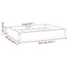 vidaXL Hundebett 61,5x49x9 cm Massivholz Kiefer