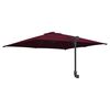 vidaXL Garten-Sonnenschirm Bordeauxrot 248,5 x 247,5 x 160 cm