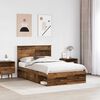 vidaXL Bettrahmen Altholz 120 x 190 cm Massives Kiefernholz