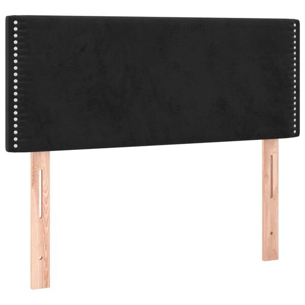vidaXL Kopfteil Schwarz 80x5x78/88 cm Samt