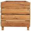 vidaXL Hochbeet 150x40x38 cm Teak Altholz und Stahl