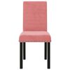 vidaXL Esszimmerst&uuml;hle 6 Stk. Rosa Samt