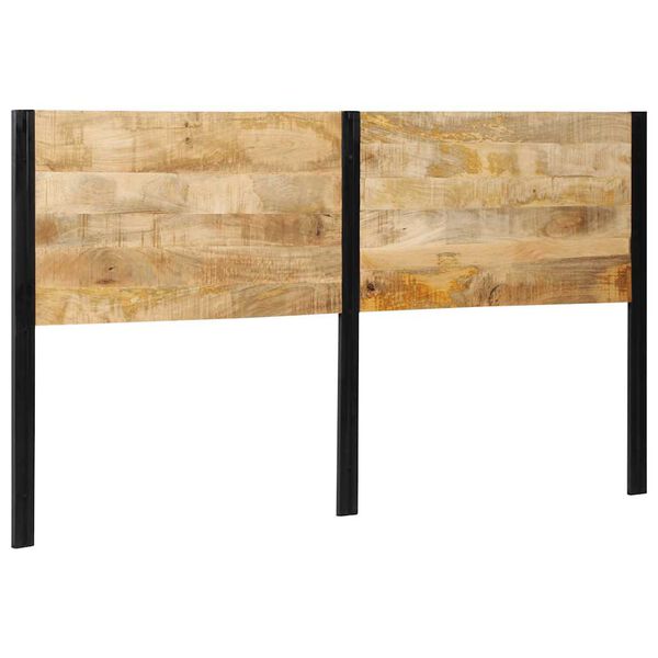 vidaXL Kopfteil 180 cm Massivholz Mango und Eisen