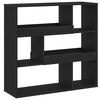 vidaXL B&uuml;cherregal Schwarz Eichen-Optik 100 x 33 x 94,5 cm