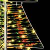 vidaXL Weihnachtsbaum mit 100 LEDs Warmes Weiß 120 cm PET