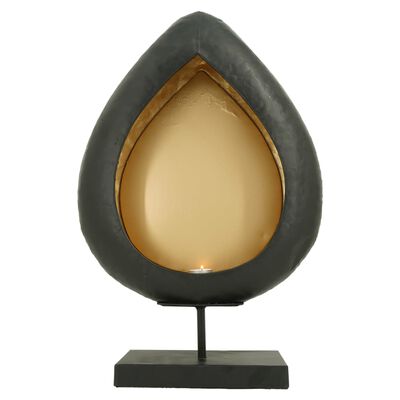 Lesli Living Tropfen-Kerzenhalter-Ei auf Ständer 23x11x41 cm
