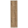 vidaXL Apothekerschrank Artisan-Eiche 30x41x118 cm Holzwerkstoff