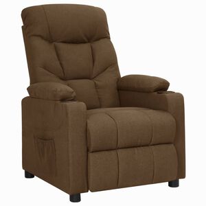 vidaXL Relaxsessel Braun Stoff