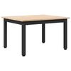 vidaXL Couchtisch Natur 60 x 50 x 36 cm Massives Kiefernholz