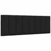 vidaXL Bettgestell ohne Matratze "Hanko" Schwarz 140x200 cm Stoff