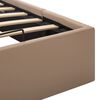 vidaXL Stauraumbett Hydraulisch Cappuccino-Braun Kunstleder 100&times;200 cm