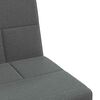 vidaXL Schlafsofa mit Getr&auml;nkehaltern Dunkelgrau Stoff