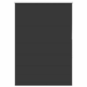 vidaXL Verdunkelungsrollo Schwarz 105x175 cm Stoffbreite 100,7 cm