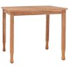 vidaXL 3-tlg. Garten-Essgruppe Massivholz Teak