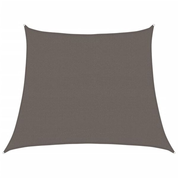 vidaXL Sonnensegel 160 g/m&sup2; Anthrazit 3/4x3 m HDPE
