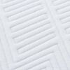 vidaXL Matratze Wei&szlig; und Blau 90 x 190 cm Jacquard-Stoff